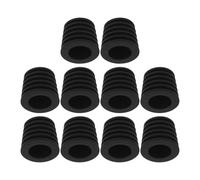 10 Pièces Bouchon de Vin Réutilisable en Silicone, Scellé, Noir | Conservation du Vin, Pose et Retrait Faciles, Joint Hermétique, Usage à Maison Club