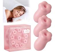 10 Pièces Bouchon d'oreille-Réduction de Bruit 38dB, Réutilisables Bouchon D'oreille, mignon Forme de fleur Bouchons D'oreilles, Pour dormir, Travailler, concentration, Voyager, Fitness(rose)