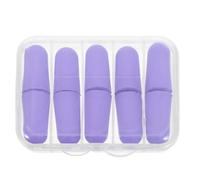 10 Pièces Bouchons D’oreille en Mousse Mémoire Réutilisables | Étui Plastique de Rangement, Couleur Pourpre, Confort Solide, Blocage du Bruit, Usage Quotidien