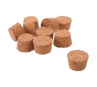 10 Pièces Bouchons de Liège Naturels Doux Précis Finition Lisse | Construction Résistante pour Contrôle de L'évaporation, Usage Laboratoire et Loisirs Créatifs, Compatible Flacons Erlenmeyer