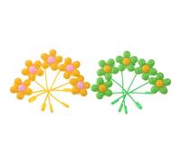 10 Pièces Bouchons de Paille en Pvc, Forme Fleur Décorative | Embouts de Paille pour Pailles Métalliques, Surface Lisse, Faciles à Transporter, pour Fêtes et Pique-niques
