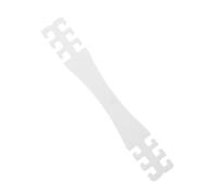 10 Pièces Boucle D’ajustement PP Blanc Réglable | Accessoire Réutilisable à Fentes Multiples, Réduit la Pression Derrière L’oreille, Usage Prolongé