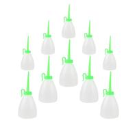 10 Pièces Bouteille D’huile pour Machine à Coudre avec Bec Fin, 180 Ml | Plastique Transparent, Format Portable avec Couvercle, Usage Atelier et Entretien Domestique, Lot 60 Ml