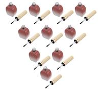 10 Pièces Bouteille Vide de Vernis à Ongles en Verre 15ml | Pinceau Applicateur et Bouchon, pour Mélange Diy, Salon D’ongles, Rangement de Vernis