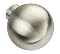 10 pièces Boutons de meubles EK08 Ø 25 mm Acier inox brossé Pommeau de meuble de SOTECH
