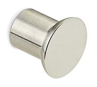 10 pièces Boutons de meubles EK13 Ø 20 mm Acier inox brossé Pommeau de meuble de SOTECH