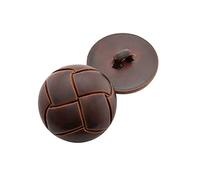 10 pièces boutons ronds en plastique imitation cuir pour veste, manteau, Trench vêtements couture accessoires décoratifs