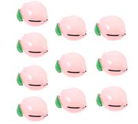 10 Pièces Breloques de Cloche Japonaises DIY Forme Pêche