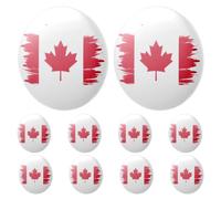 10 Pièces Broche Feuille D’érable Canadienne en Fer | Décoration Discrète, Favorise L’échange Culturel, Convient aux Vêtements et Paquet, Style Unique, Petit Format