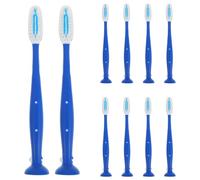 10 Pièces Brosse à Dents de Sécurité Mini Portable, Tête Compacte | Nylon et Pp, Rangement Organisé, Usage Collectif en Milieu Sécurisé, Lot pour Patients et Commandes Institutionnelles