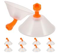 10 Pièces Buse de Brumisation Coupe-Vent Haute Pression en Cuivre | Arrosage de Petites Pelouses, Raccord Facile, Pulvérisation Large, Accessoire Métal, Usage Industriel