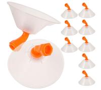 10 Pièces Buse de Pulvérisation Atomisante Haute Pression | Raccord Facile, Large Portée de Jet, pour Petites Pelouses et Usage Industriel, Accessoire Métal