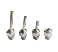 10 pièces buse de refroidissement haute pression en acier inoxydable 304, liquide universelle, adaptée à tous types machines-outils, pulvérisation d'eau Straight pipe Aperture4.0mm 1/2"-length200mm