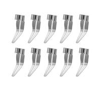 10 Pièces Buses de Soudage Plastique 45 Degrés, Embouts de Lissage pour Outil de Soudage Plastique, Buse de Réparation pour Pare-chocs Auto PP, Ailes, Panneaux Moto, Fûts Plastiques, Tambours de Lave-