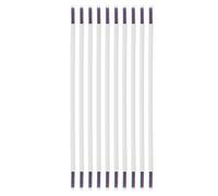 10 Pièces Câble D’alimentation LED à Deux Âmes 2x0,5 Mm² | Gaine Blanche Pvc, Conception Plate Souple, Isolation Protectrice, pour Modules LED et Éclairage Domestique