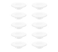 10 Pièces Cache Décoratif pour Trou de Climatisation en Pp Blanc | Installation Facile, Couvre et Bloque L’orifice D’eau, Usage Intérieur, Finition Soignée, pour Gaine