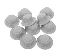 10 Pièces Cache-écrou de Fixation, Trou Intérieur 8mm, Plastique | Finition Lisse et Discrète, pour Grille et Appareils Électriques, Réparation Rapide à Maison