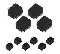 10 Pièces Cache-port Rj11 en Silicone Noir, Bouchon Anti-poussière pour | Protection des Interfaces Standard, Branchement Facile, Maintien de L’apparence, Adapté aux Téléphones Fixes et Réseaux