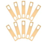 10 Pièces Cales de Manche Guitare en Laiton 0,2mm 0,5mm 1 MM | Réglage D’angle, Pose Simple, Compatibilité Large, pour Réparation DIY sur Guitare Électrique et Basse