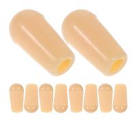 10 Pièces Capuchon de Commutateur, Plastique Jaune 3,5 MM | Accessoire de Remplacement à Surface Lisse, Installation Simple, pour Musiciens et Parties Compatibles