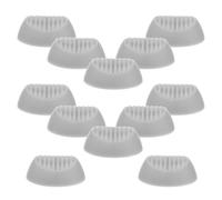 10 Pièces Capuchon de Fader en Plastique 4mm pour Console de Mixage Audio | Remplacement Rapide, Surface Lisse Gris Moderne, Réglages Précis, Adapté aux Studios Maison, Podcasts et Régies