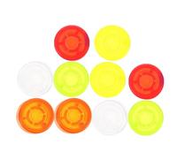 10 Pièces Capuchon en Plastique pour Pédale de Interrupteur Pied | Compatibilité, Installation Facile, pour Pédale et Footswitch, Usage Live ou Répétition, Lot Multicolore