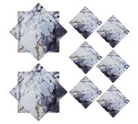10 Pièces Carrelage Autocollant PVC Mousse Effet Marbre | Barrière D'humidité Intégrée, Finition Chic Marbre, Installation Rapide sans Colle, Protection Anti-éclaboussures