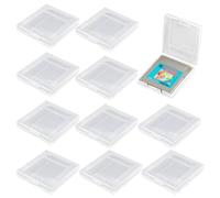 10 Pièces Carte de Jeu en Plastique Clair de La Cartouche de Stockage Cas, Boîte Couverture de Poussière, Clair Housse Etui Cas, Boîtier de Protection Emballage, pour Gameboy Color, GB/GBC/GBP