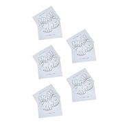 10 Pièces Cartes de Présentation pour Nail Art, Blanc, Papier | Repérage Gauche Droite, Usage Salon ou Cours, pour Ongles Press-on et Réalisations Finies