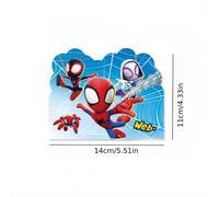 10 pièces Cartes d'invitation pour fête d'anniversaire Spider-Man, comprenant des cartes d'invitation et des cartes de vœux. Convient pour les anniversaires, les cartes de vœux du Nouvel An, les carte