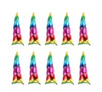 10 Pièces casque de licorne bandeau bleu bandeau bandana corne de licorne x pour tiare e accessoires de cheveux de fête fille couvre-chef câble enfant