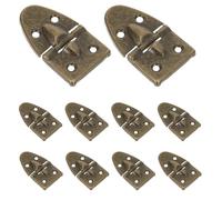 10 Pièces Charnière Pivotante 90 Degrés, Style Vintage | Structure Discrète, Montage Rapide, Ouverture Fluide, pour Armoires et Boîtes en Bois, Projets DIY