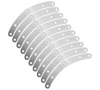 10 Pièces Charnières de Support de Couvercle pour Boîte, Fer | Contrôle du Mouvement, Conception à Tampon Complet, pour Boîtes en Bois et Coffrets à Bijoux, Pièces de Rechange