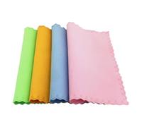 10 Pièces Chiffon de Nettoyage en Tissu Doux 15x18 CM | Lingette Lunette Douce, Peluche, pour Écran, Lentilles, CD et Usage Mobile Couleur Aléatoire