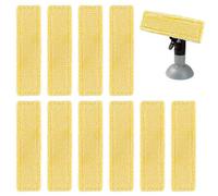 10 Pièces Chiffons Microfibre de Nettoyage Premium pour Karcher Nettoyeur Vitre WV2 WV5 WV6 Plus, Accessoires Kit pour Nettoyeur Vapeur Vitre, Lave-Vitres et Aspirateur à Fenêtres