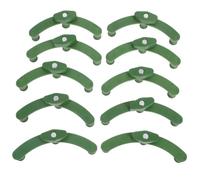 10 Pièces Cintreuse de Plantes Verte en Plastique | Usage Jardinage Maison et Extérieur, Assistance de Croissance, Façonnage Précis, Opération Simple
