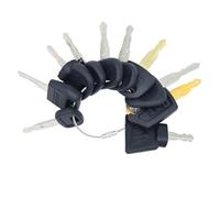 10 pièces clés 14603, 14607, H800, 777, 606, 459A, D250, 202 compatibles avec JCB, CAT, Komatsu, Hitachi, CASE, Bobcat, Bomag pelles, chargeuses, tombereaux, bulldozers, rouleaux compresseurs