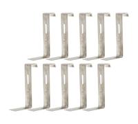 10 Pièces Clip de Fixation pour Toit en Fer Crochet pour Tuile | Compact et Léger, Facile à Utiliser, Clips de Toit pour Fixation Solide
