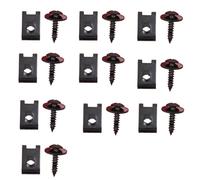 10 Pièces Clips de Fixation en Métal pour Citroen e-Mehari 2016-2024, Écrou de Protection Moteur Extrêmement Robuste Composant Auto Carrosserie