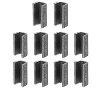10 Pièces Clips de Houe de Jardin en Fer et Acier | Réparation Rapide pour Têtes et Manches, Usage Jardin Arrière, Entretien D’outils, Lot