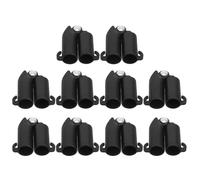 10 Pièces Clips Réglables pour Treillis de Plantes, Noir