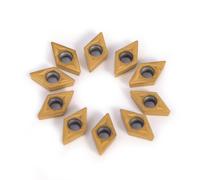 10 pièces CNC carbure de tungstène inserts lame cutter tour outil de tournage avec boîte