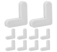 10 Pièces Coin de Cadre Moustiquaire en Nylon, Angle Fixe 90° pour | Renfort de Jonction Polyvalent, Adapté aux Portes Moustiquaires et Écrans de Fenêtre, Installation Pratique pour Bricoleurs