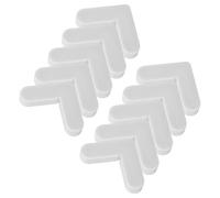 10 Pièces Coin de Moustiquaire en Nylon Blanc, Équerre Fixe à 90 Degrés | Remplacement Rapide, Structure à Fente Solide, Réparation Domestique DIY de Portes Moustiquaires et Cadres de Fenêtres