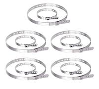 10 Pièces Collier de Serrage Tuyau,Collier de Serrage Inox,Collier Serrage Réglable en Acier Inoxydable Convient pour Tuyau de Gaz de Maison,étang,Jardin-Grand 75 mm-125 mm et Petit 25 mm-46 mm