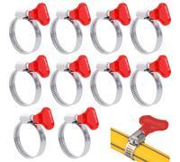 10 Pièces Collier DeSerrage Tuyau Réglable 25-40 Mm,Collier De Serrage,CollierDe Serrage Inox,Collier De Serrage Métallique,Collier Serrage Inox,Pour Home Gaz, Famille Tuyau D'eau, Câble, Robinet