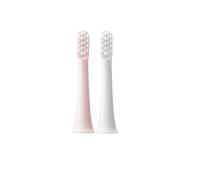 10 Pièces, Compatible For Xiaomi, Compatible For Mijia, Têtes De Brosse De Rechange T100 Brosse À Dents Électrique Sonique Aspirateur DuPont Poils Souples Buses Adaptées(1White 1Pink)