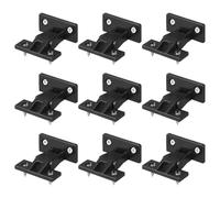 10 Pièces Connecteur Meuble Assemblage Push-on Noir Nylon