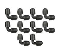 10 Pièces Connecteur Micro Drip 16 mm pour Irrigation Goutte à Goutte, Raccord Coudé pour Tuyau d'Arrosage Jardin, Accessoire de Connexion Système d'Irrigation
