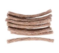 10 Pièces Corde D’allumage en Jute Cirée, Camping et Barbecue | Allumage Facile, Format Léger à Emporter, Usage Extérieur, Foyers et Réchauds, pour Randonneurs et Bushcrafters